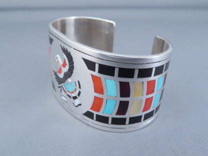 Dennis & Nancy Edaakie ‘Eagle Dancer’ Inlay Cuff Bracelet