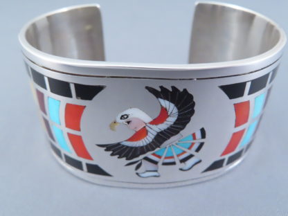 Dennis & Nancy Edaakie ‘Eagle Dancer’ Inlay Cuff Bracelet