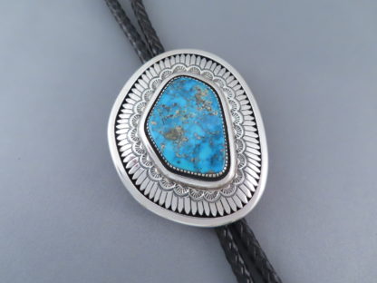 Awesome Allison Lee Bolo Tie with Morenci Turquoise