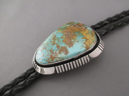 Royston Turquoise Bolo Tie by Will Denetdale (Navajo)