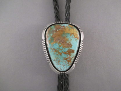 Royston Turquoise Bolo Tie by Will Denetdale (Navajo)