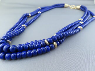 Lapis & 14kt Gold Necklace (3-Strands)