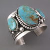 IMPRESSIVE Royston Turquoise Cuff Bracelet