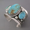 IMPRESSIVE Royston Turquoise Cuff Bracelet