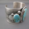 IMPRESSIVE Royston Turquoise Cuff Bracelet