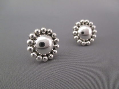 Artie Yellowhorse Sterling Silver Earrings (small posts)