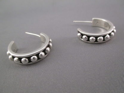 Earrings by Artie Yellowhorse (Hoops)