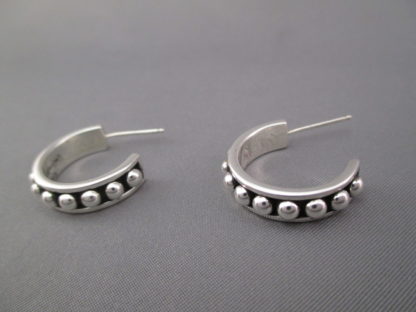 Earrings by Artie Yellowhorse (Hoops)