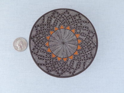 Smaller Acoma Pottery Plate by Amanda Lucario