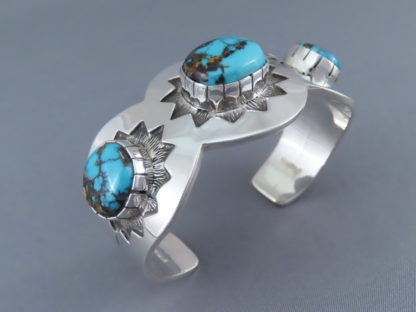 Apache Blue Turquoise Bracelet by Fortune Huntinghorse