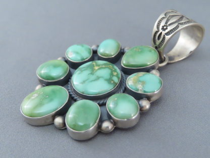 Turquoise Cluster Pendant (Sonoran Gold Turquoise)