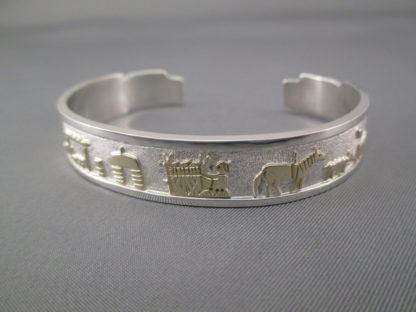 Gold & Silver ‘Storyteller’ Bracelet by Robert Taylor