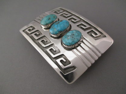 Larger Morenci Turquoise Belt Buckle