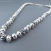 Bryan Joe Sterling Silver Bead Necklace (18″)
