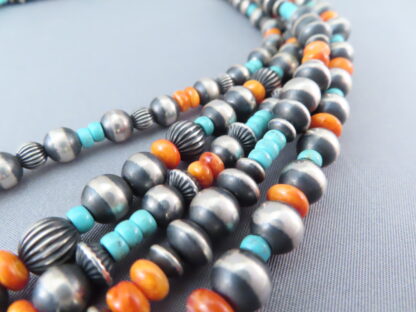 HUGE Royston Turquoise & Spiny Oyster Shell Necklace