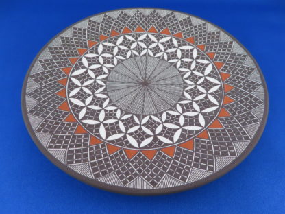 Acoma Pottery Plate by Amanda Lucario