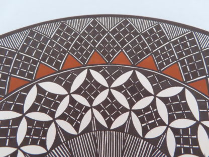 Acoma Pottery Plate by Amanda Lucario