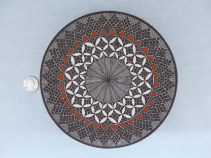 Acoma Pottery Plate by Amanda Lucario