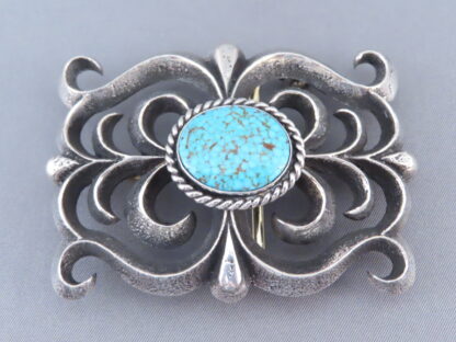 Kingman Turquoise Belt Buckle – Sandcast