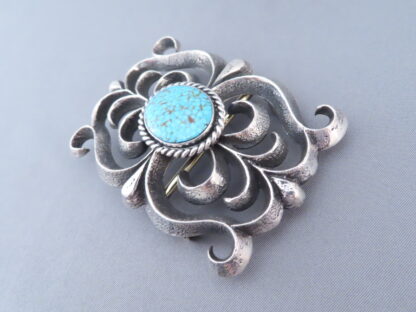 Kingman Turquoise Belt Buckle – Sandcast