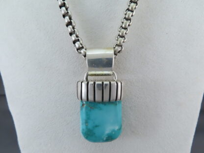 Fox Turquoise Pendant Necklace