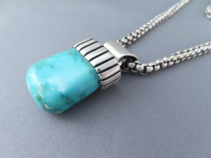 Fox Turquoise Pendant Necklace