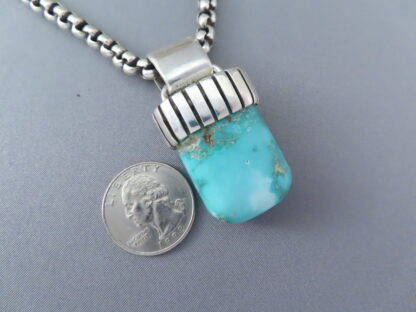 Fox Turquoise Pendant Necklace