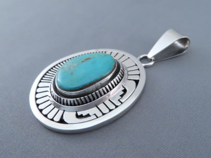 Fox Turquoise Pendant