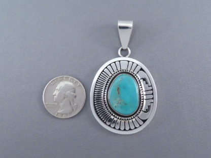 Fox Turquoise Pendant
