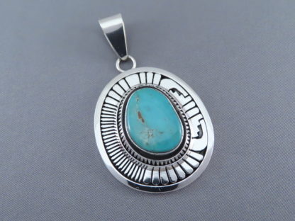 Fox Turquoise Pendant