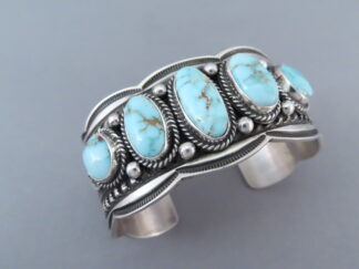 Dry Creek Turquoise Cuff Bracelet by Andy Cadman