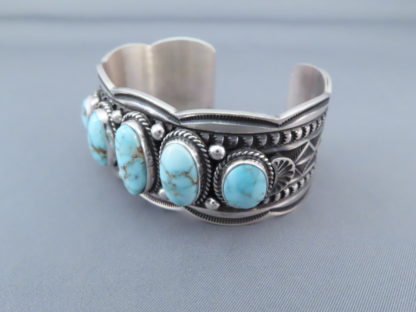 Dry Creek Turquoise Cuff Bracelet by Andy Cadman