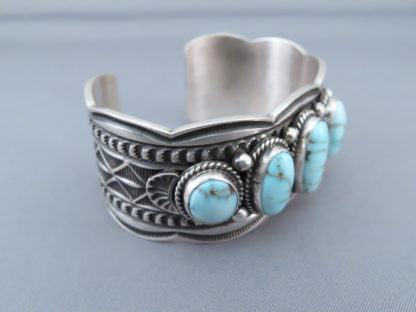 Dry Creek Turquoise Cuff Bracelet by Andy Cadman