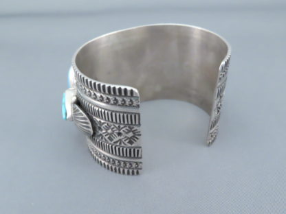 Seven-Stone Kingman Turquoise Cuff Bracelet by Guy Hoskie