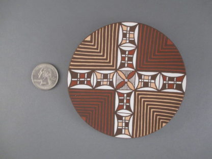 Fine-Line Acoma Pottery Plate by Alisha Sanchez