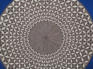Acoma Pottery Plate by Rebecca Lucario