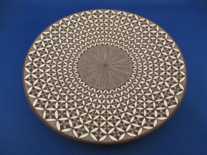 Acoma Pottery Plate by Rebecca Lucario