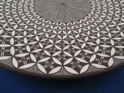 Acoma Pottery Plate by Rebecca Lucario