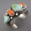 Spiny Oyster Shell & Sonoran Gold Turquoise Bracelet