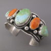 Spiny Oyster Shell & Sonoran Gold Turquoise Bracelet