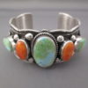 Spiny Oyster Shell & Sonoran Gold Turquoise Bracelet