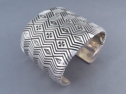 Jennifer Curtis Wide Sterling Silver Bracelet
