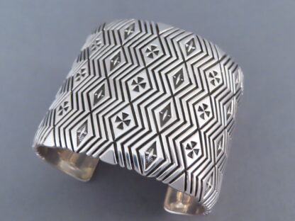 Jennifer Curtis Wide Sterling Silver Bracelet