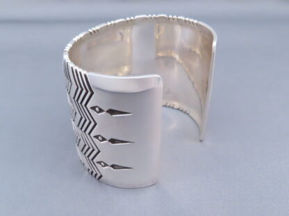 Jennifer Curtis Wide Sterling Silver Bracelet