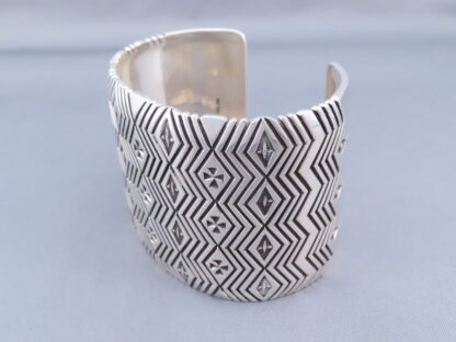 Jennifer Curtis Wide Sterling Silver Bracelet