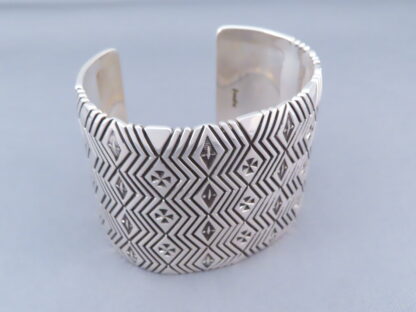 Jennifer Curtis Wide Sterling Silver Bracelet