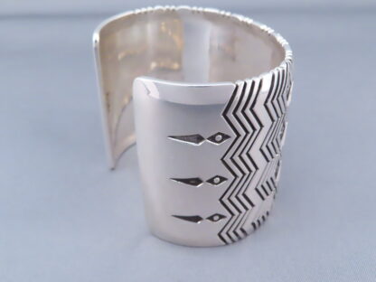 Jennifer Curtis Wide Sterling Silver Bracelet