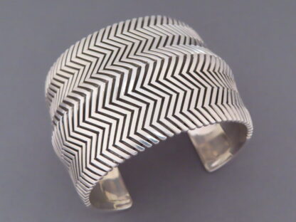 Jennifer Curtis Exceptional Sterling Silver Cuff Bracelet