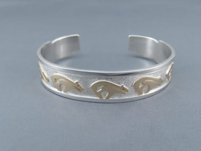 Robert Taylor ‘BEAR’ Cuff Bracelet (14kt Gold & Sterling Silver)