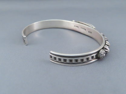 Large Coral Cuff Bracelet in Sterling Silver by Albert Jake